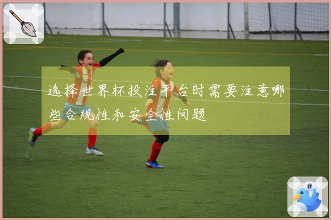 选择世界杯投注平台时需要注意哪些合规性和安全性问题