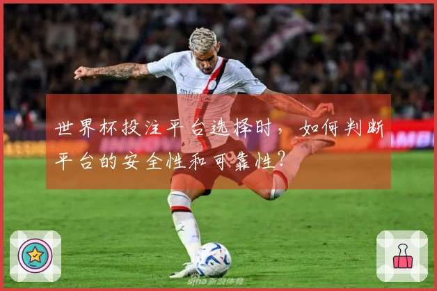 世界杯投注平台选择时，如何判断平台的安全性和可靠性？