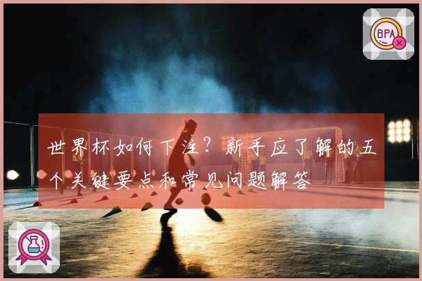 世界杯如何下注？新手应了解的五个关键要点和常见问题解答